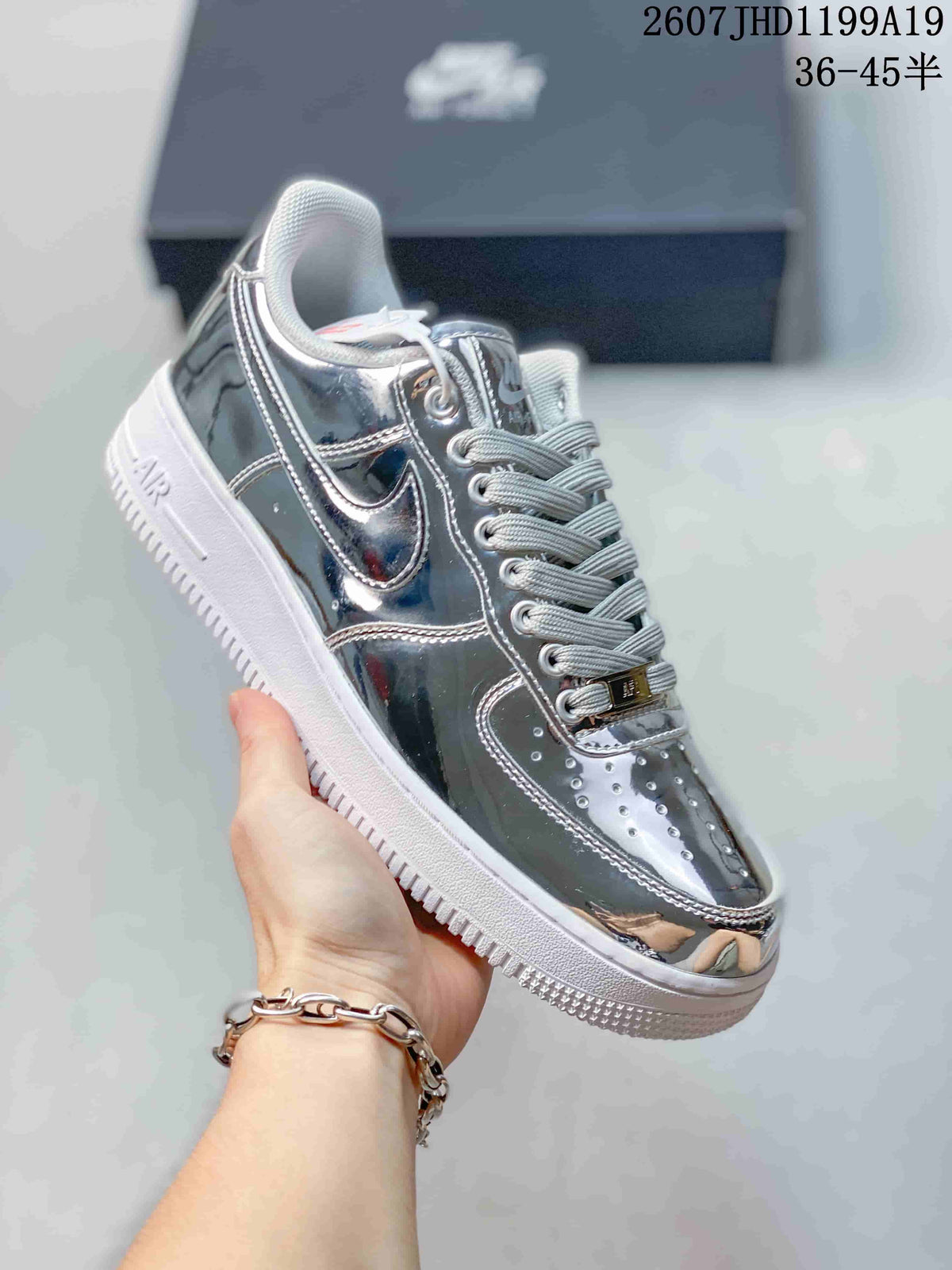 Nike Air Force 1 '07 Low Sneakers in Metallic - product image from the listing.