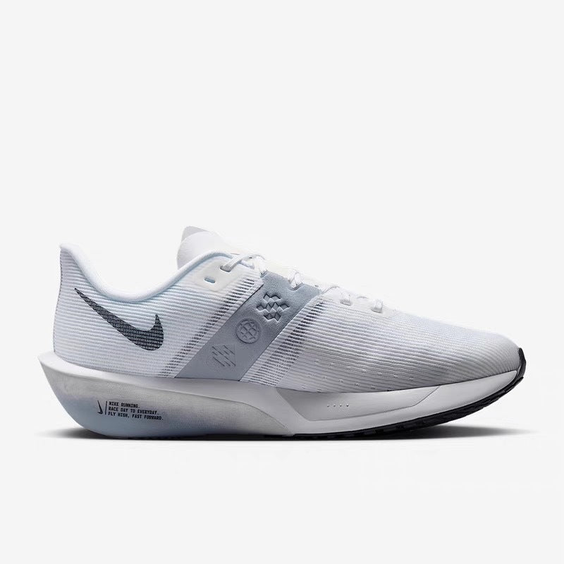 Nike Air Zoom Rival Fly 4 Running Shoes FV6040-102 in Gray White - product image from the listing.