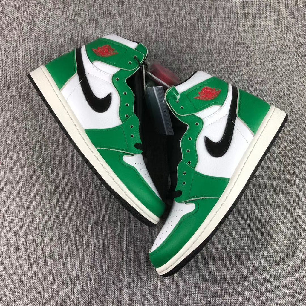 Air Jordan 1 Lucky Green High-Top Sneakers - product image from the listing.