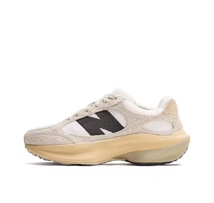 Cream and Black New Balance UWRPDMOB Sneakers - product image from the listing.