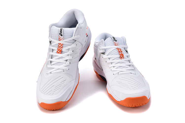 ASICS Sky Elite FF MT 3 Volleyball Shoes in White Orange - product image from the listing.