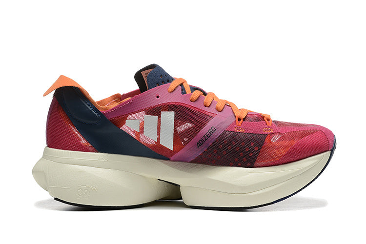Adidas Adizero Adios Pro 3 Running Shoes in Pink Purple - product image from the listing.