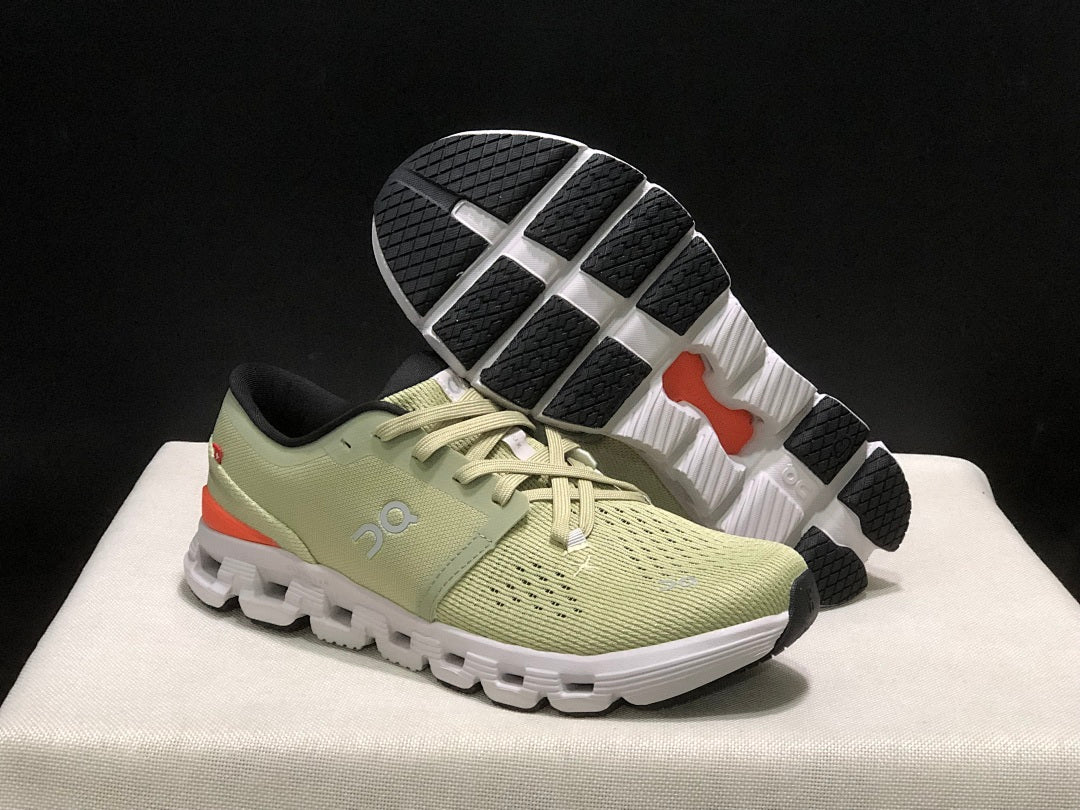 On Cloud X 4 Sneakers in Sage in Green - product image from the listing.