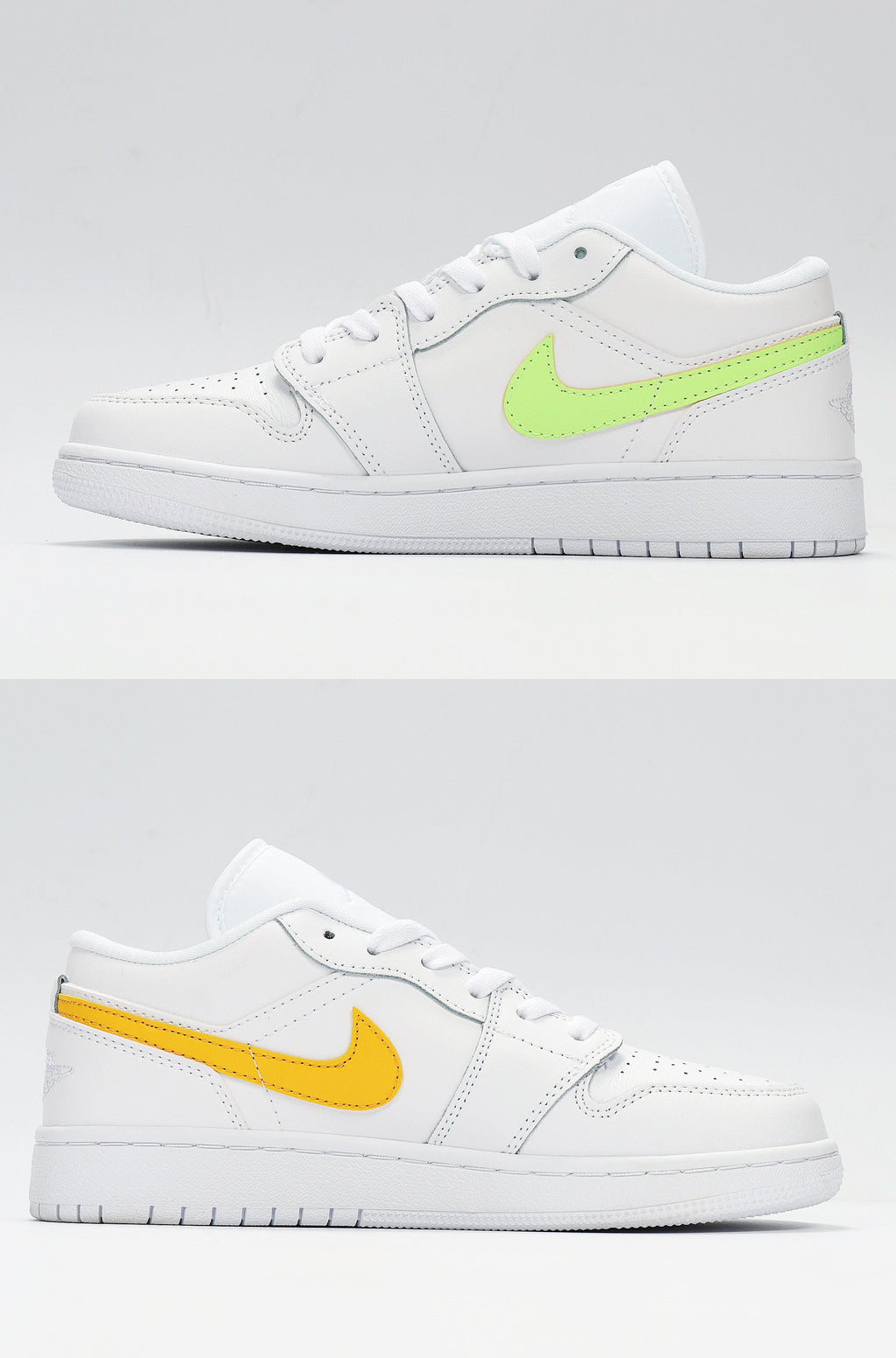 Nike Air Force 1 Low Candy Swoosh Sneakers in White CW7035-100 - product image from the listing.