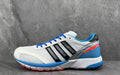 Adidas Adizero Running Shoes in White Blue Black - product image from the listing.