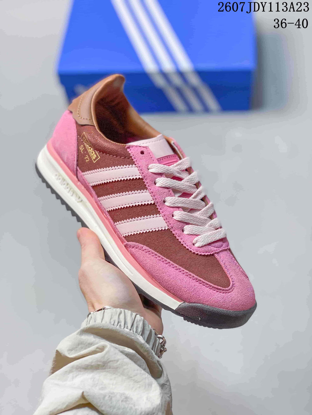 adidas SL 72 Trainers, Multiple Colorways, Style 2607 JDY113A23 - product image from the listing.