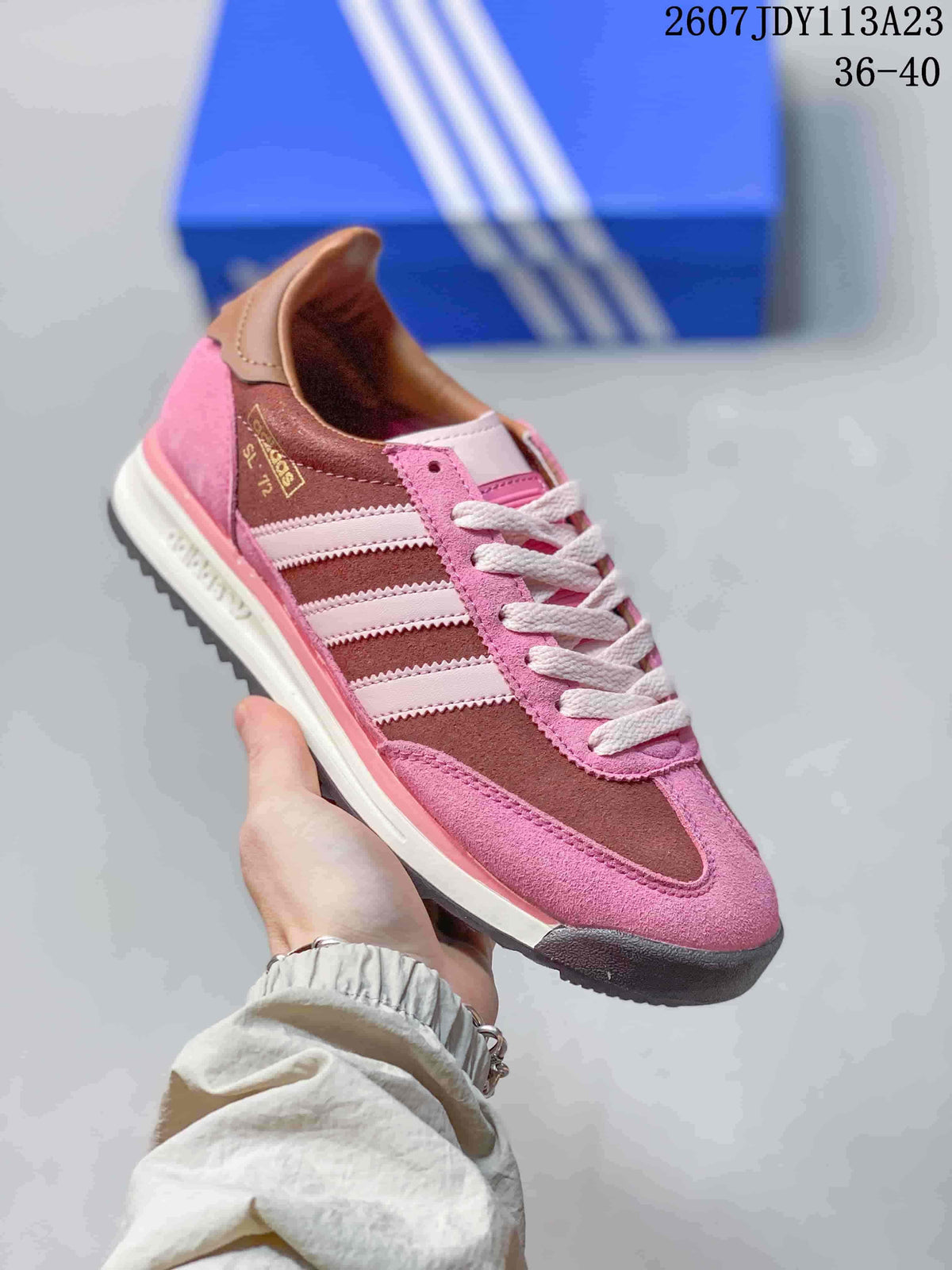 adidas SL 72 Trainers, Multiple Colorways, Style 2607 JDY113A23 - product image from the listing.