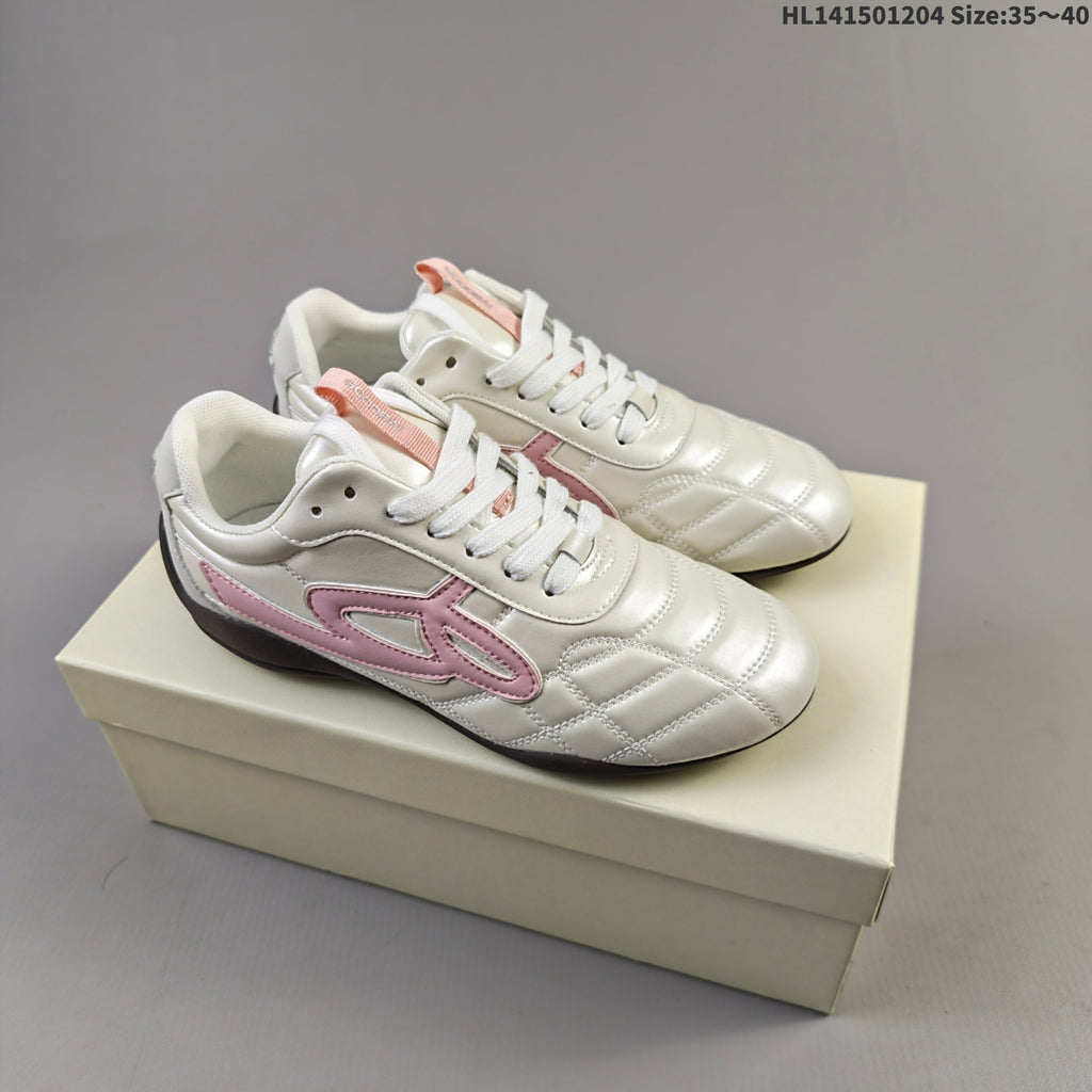 White and Pink Good Bai G25X291 Low-Top Sneakers - product image from the listing.