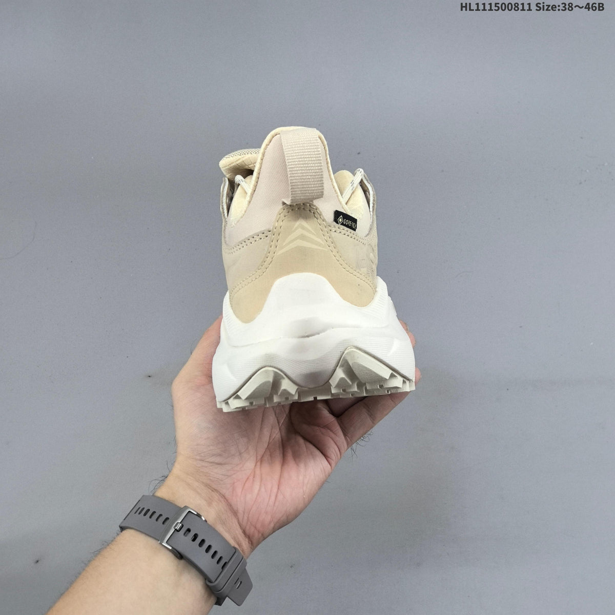 HOKA Kaha 2 Low GTX Low-Top Hiking Shoes, in Beige - product image from the listing.