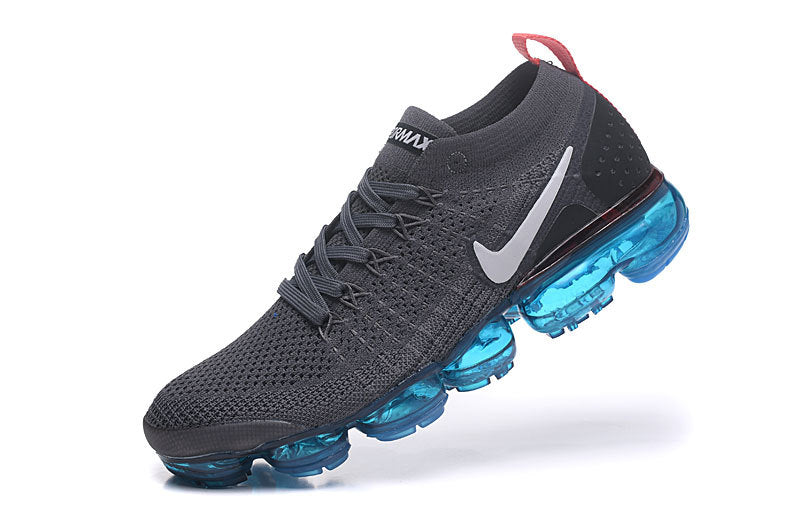 Nike Air VaporMax Flyknit 2 in Dark Grey Blue 942842-600 - product image from the listing.