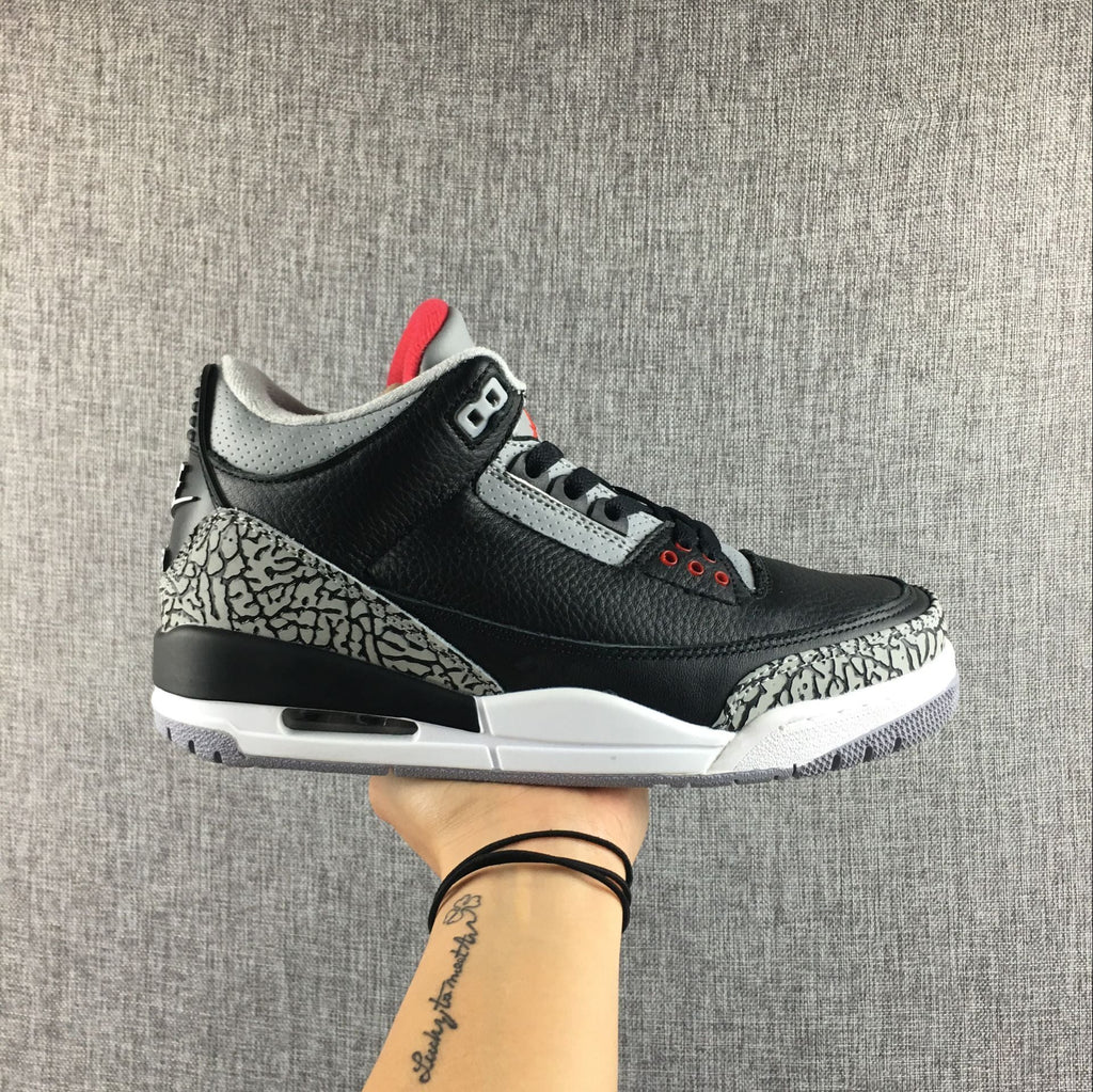Black Cement Sneakers - Air Jordan 3 Retro - product image from the listing.