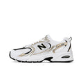 White and Black New Balance MR530 Sneakers - product image from the listing.