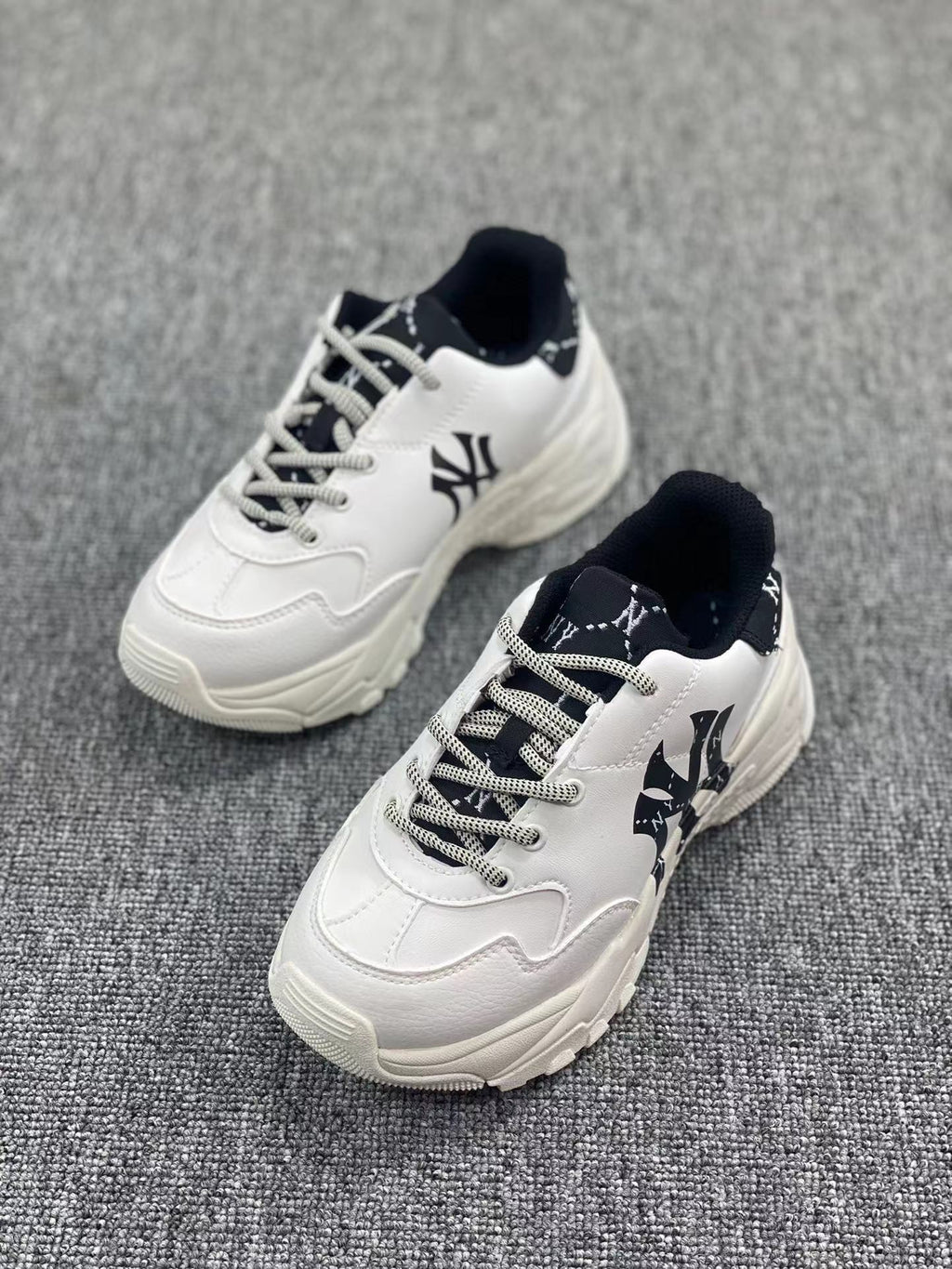 White MLB Chunky Low-Top Sneakers - product image from the listing.