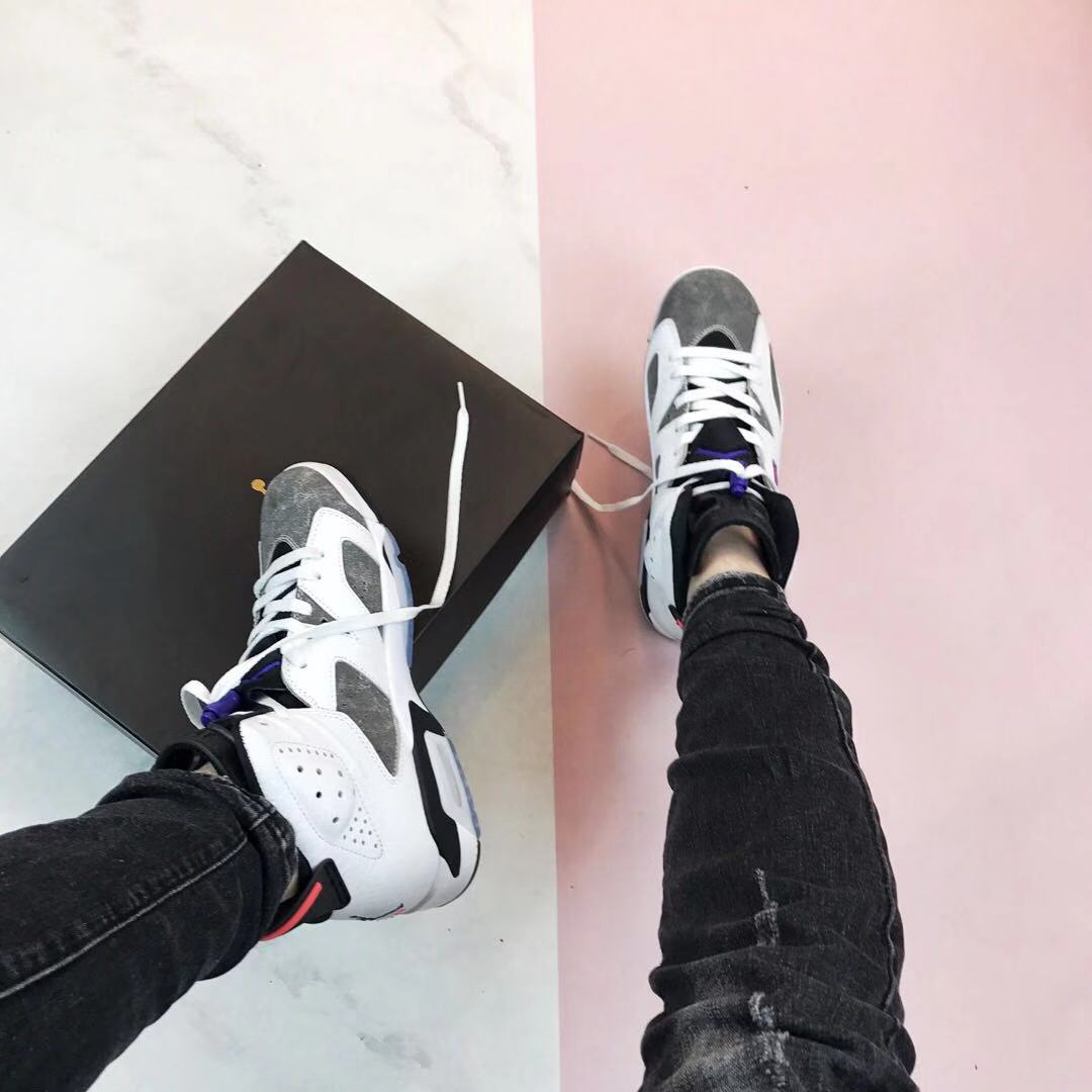 Air Jordan 6 Flint High-Top Sneakers - product image from the listing.