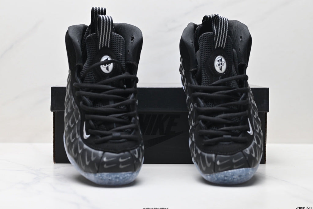 Nike Air Foamposite Hadawei Sneakers in Black - product image from the listing.