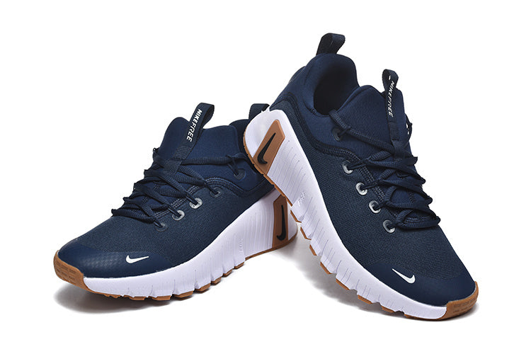 Nike Free Run Running Shoes in Navy Blue - product image from the listing.