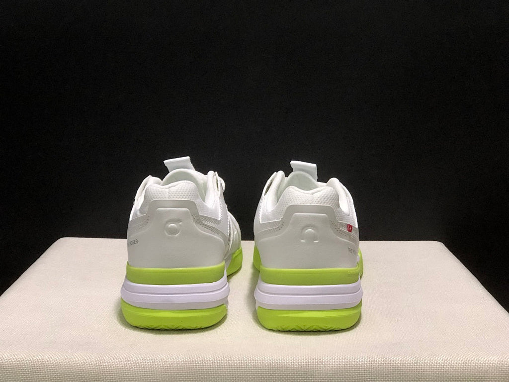 On The Roger Clubhouse Pro Sneakers White Neon in Yellow - product image from the listing.