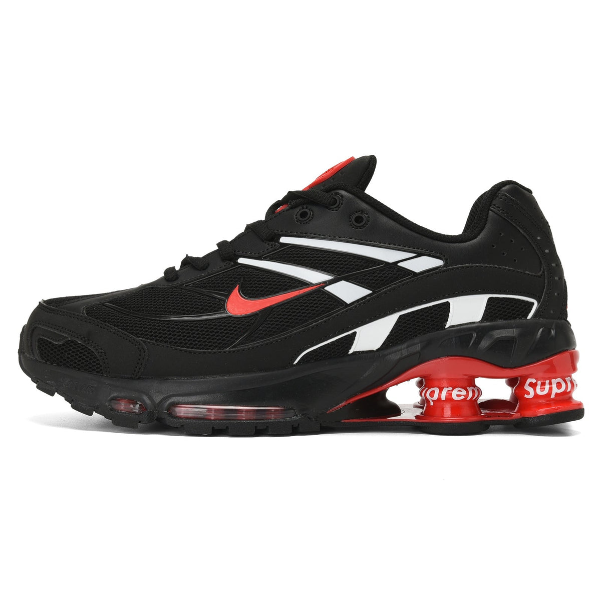 Nike Shox Ride 2 Sneakers in White, in Gray and Red - product image from the listing.