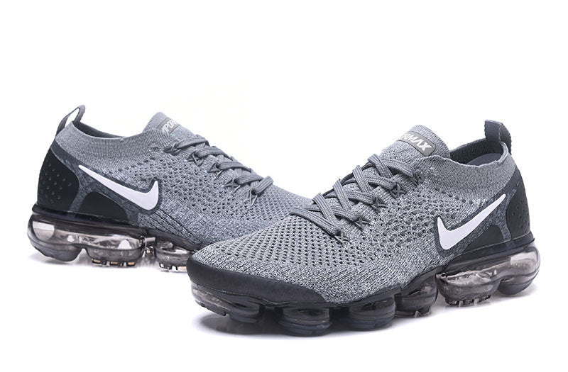 Nike Air VaporMax Flyknit 2 Sneakers in Dark Grey - product image from the listing.