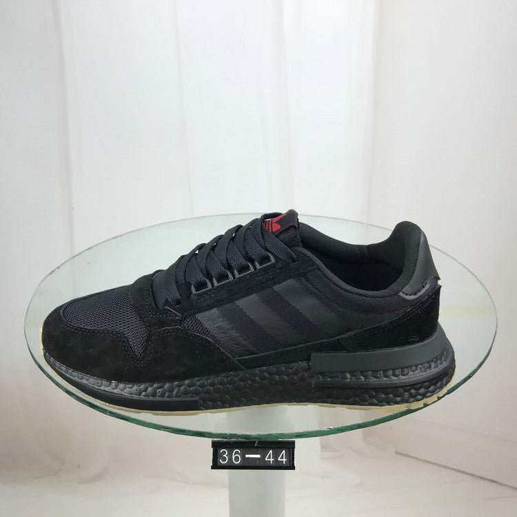 adidas ZX 500 RM Sneakers in Black and Cream - product image from the listing.