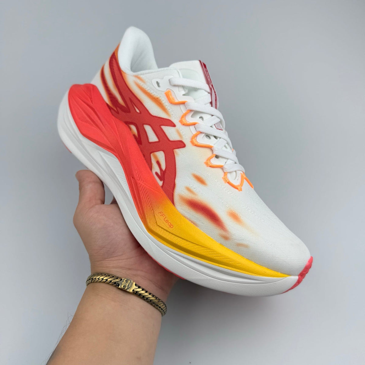 Nike LeBron 20 Basketball Shoes in White Red Yellow - product image from the listing.