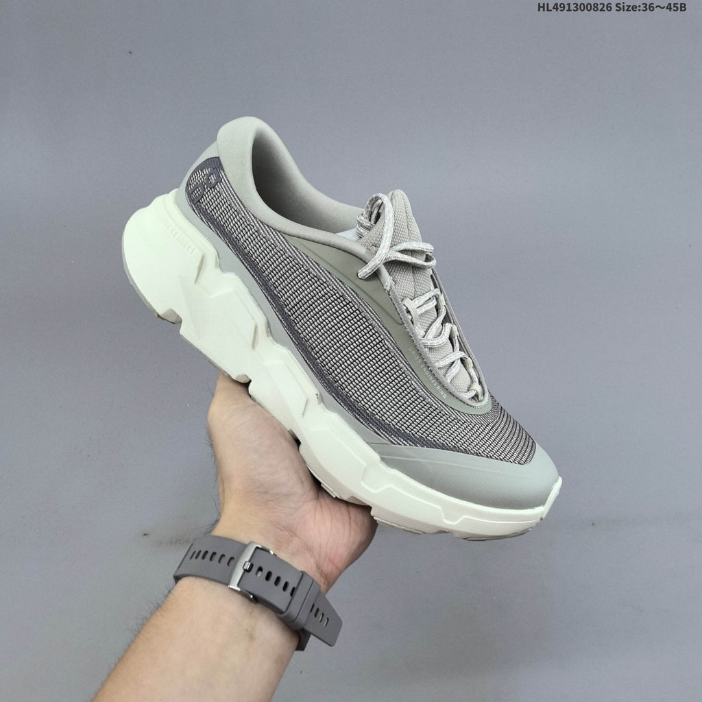 Gray On CloudsoMA Trail Running Shoes - product image from the listing.