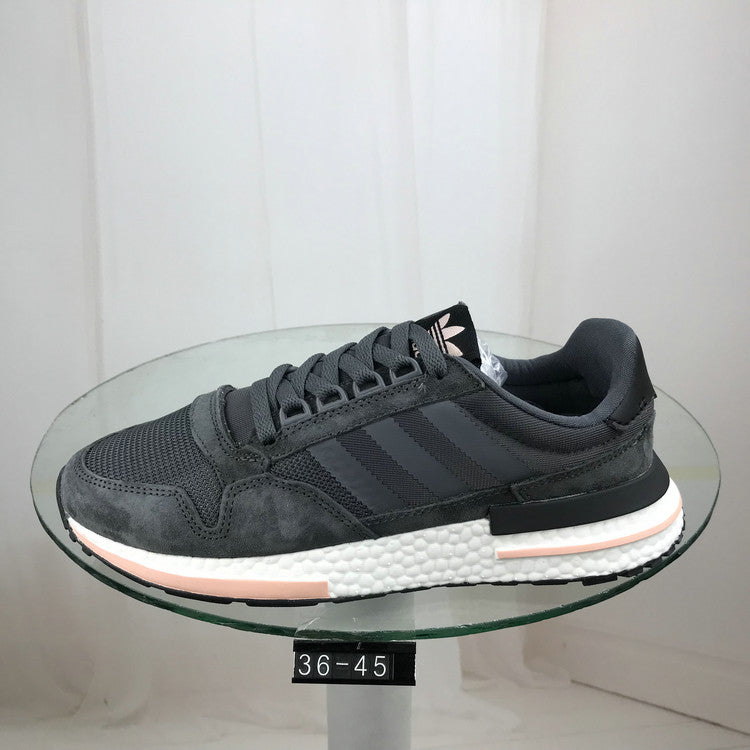 adidas Originals ZX 500 RM Boost Sneakers, in Charcoal - product image from the listing.