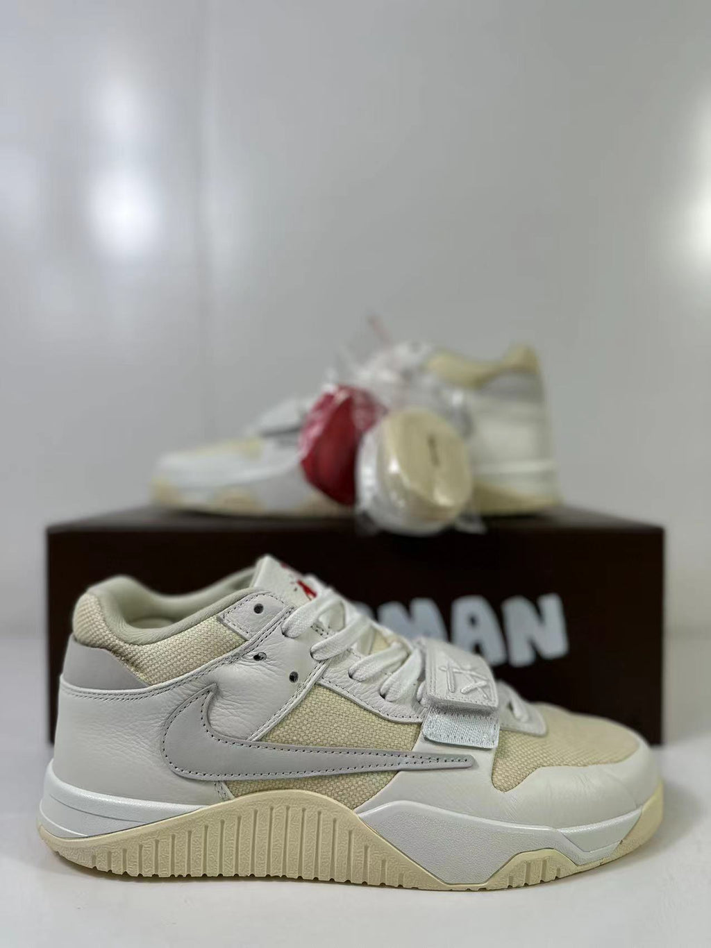 Jordan Jumpman Jack TR Sneakers in Cream Yellow FZ8117-003 - product image from the listing.