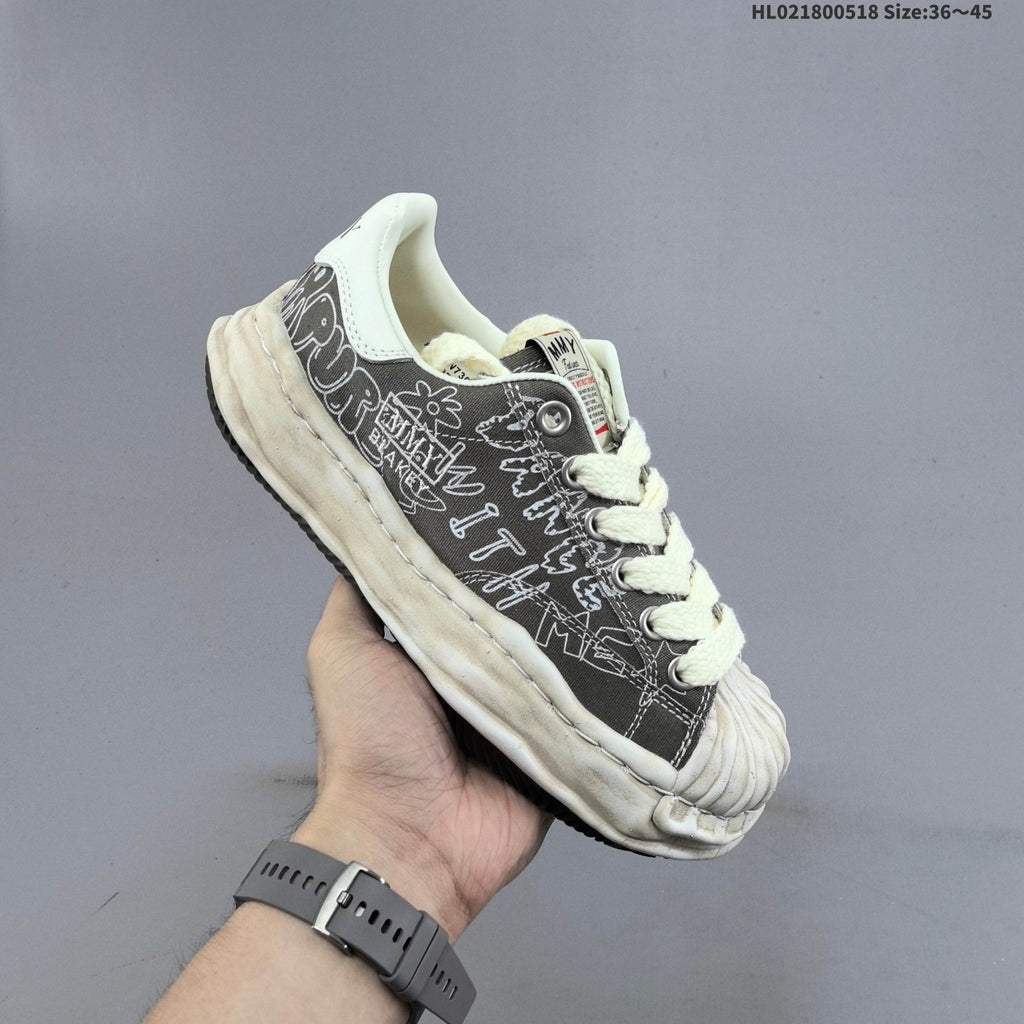 Maison Mihara Yasuhiro Blakey Low-Cut Sneakers, Graphic Print - product image from the listing.
