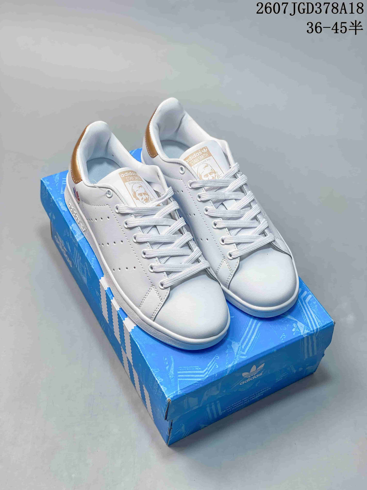 adidas Stan Smith Low-Top Sneakers in White 2607TGD378A18 - product image from the listing.