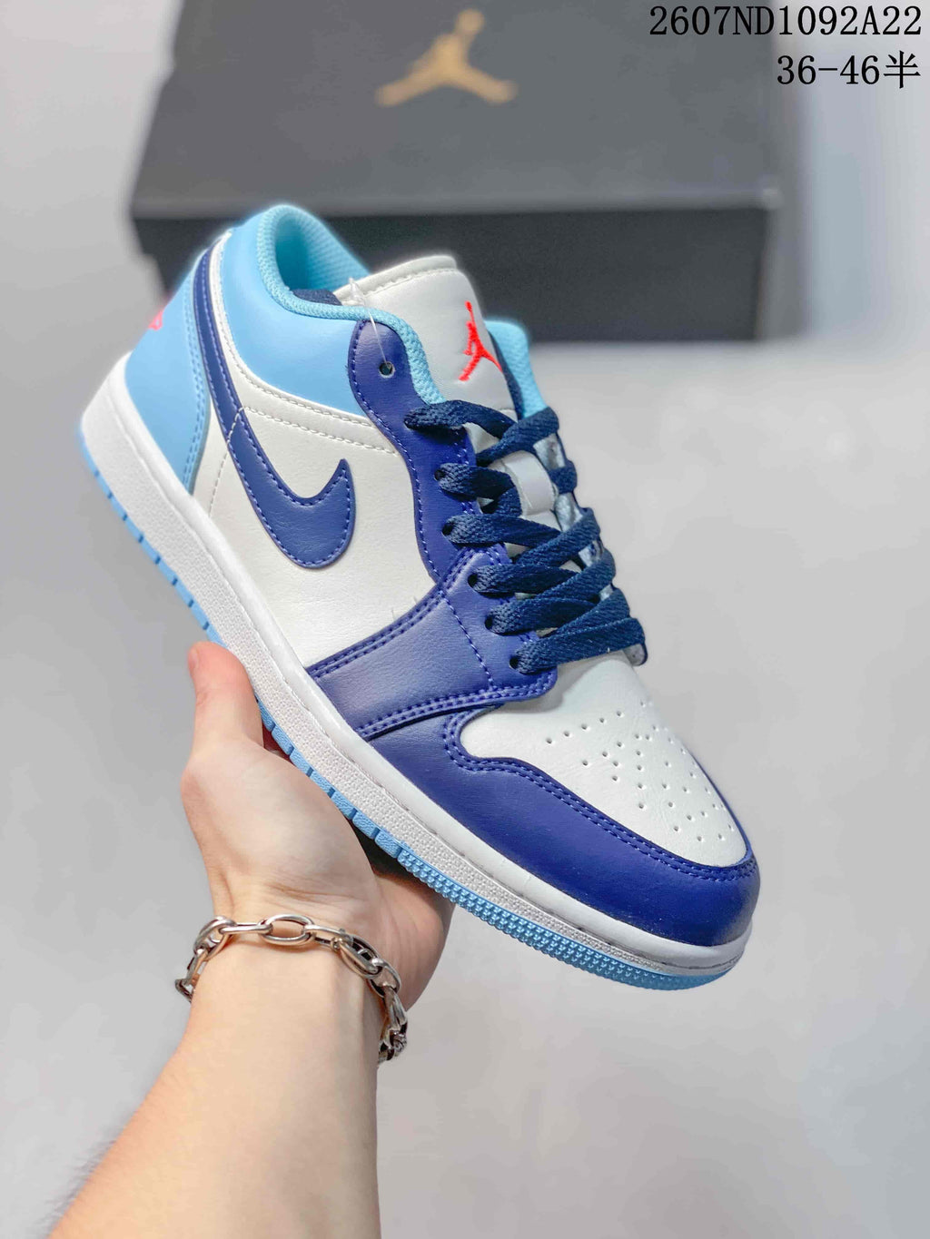 Air Jordan 1 Low Sneakers, Multicolor Options - product image from the listing.