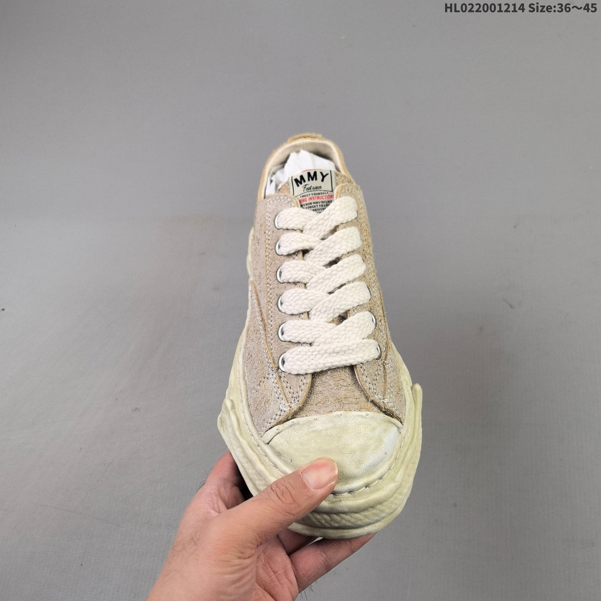 Maison Mihara Yasuhiro Original Sole Low Sneakers, in Beige - product image from the listing.