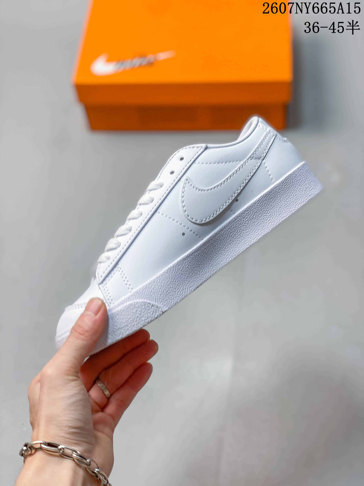 Nike Blazer Low Premium Sneakers in White CI9888-001 - product image from the listing.