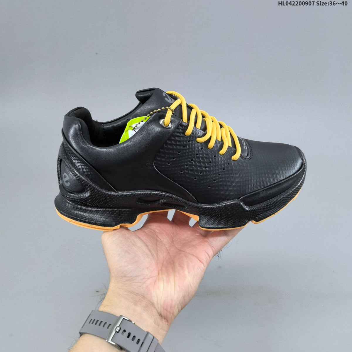 ECCO Biom Low-Cut Outdoor Shoes Black with Contrast Laces - product image from the listing.
