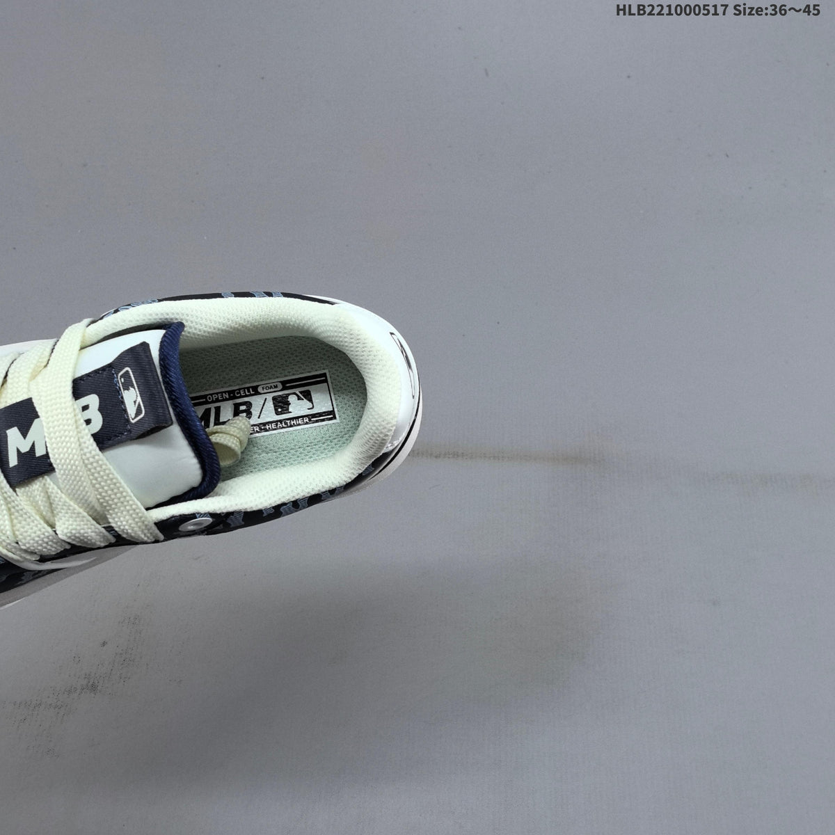 MLB New York Yankees Platform Sneakers, in Navy and White - product image from the listing.