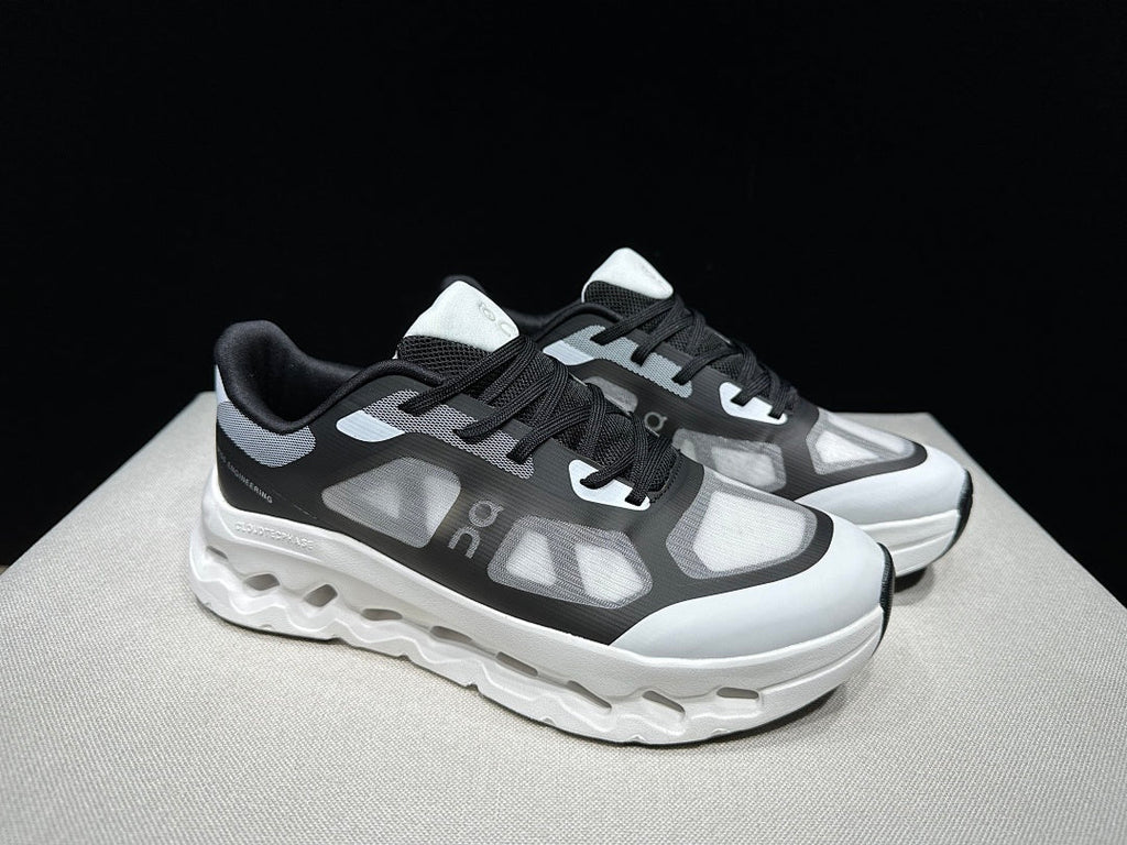On Cloudtilt Remix Sneakers in White Black - product image from the listing.