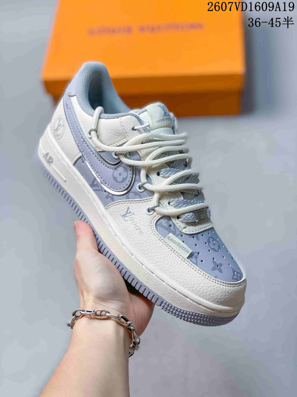 Nike Air Force 1 Low White Mist in Grey 2607VD1609A19 - product image from the listing.