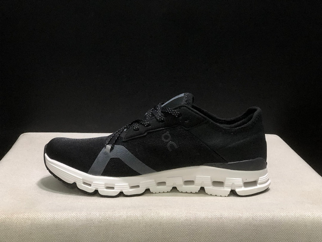 Black and White On Cloud X 4 AD Sneakers - product image from the listing.
