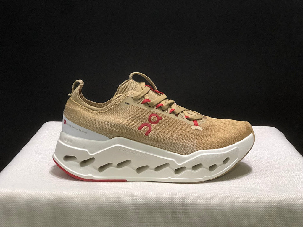 On Cloudsurfer Max Shoes for Running, Chai/Ivory - product image from the listing.