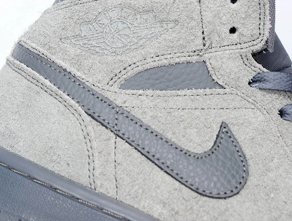Nike Air Jordan 1 Mid SE Sneakers in Grey Purple CW5897-005 - product image from the listing.