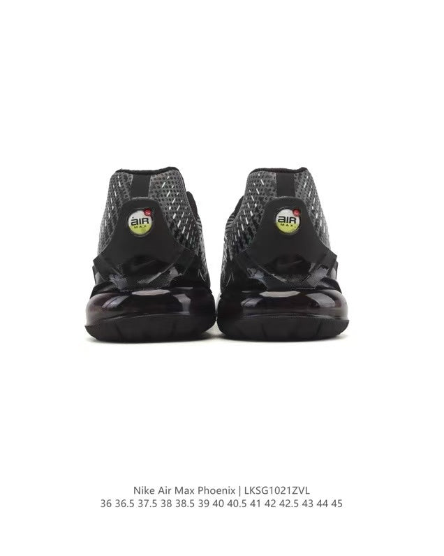 Nike Air Max Phoenix Sneakers in Black and White LKS1021ZVI - product image from the listing.