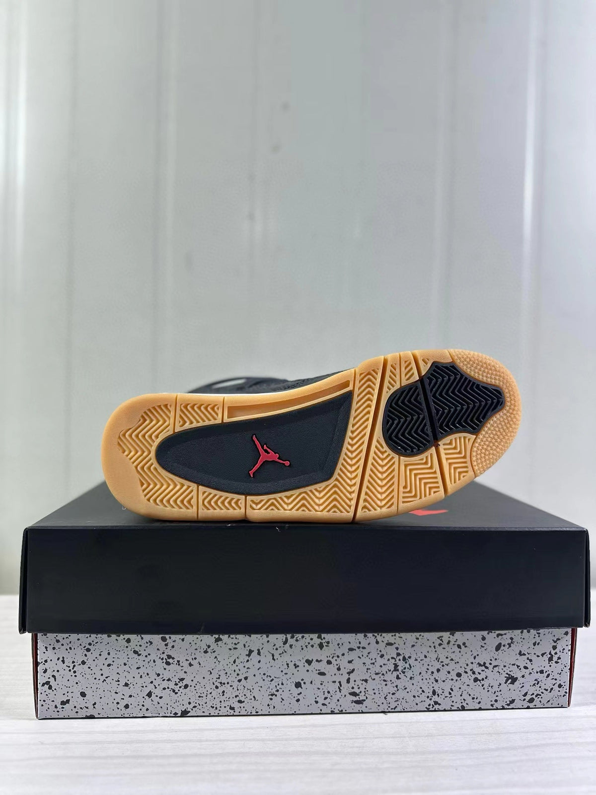 Air Jordan 4 Black Laser Sneakers CI2970-001 - product image from the listing.