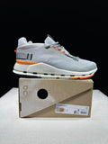 On Cloudnova 2 Sneakers in Gray and Orange - product image from the listing.