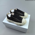 Maison Mihara Yasuhiro Original Sole Canvas Low Sneakers, in Black - product image from the listing.