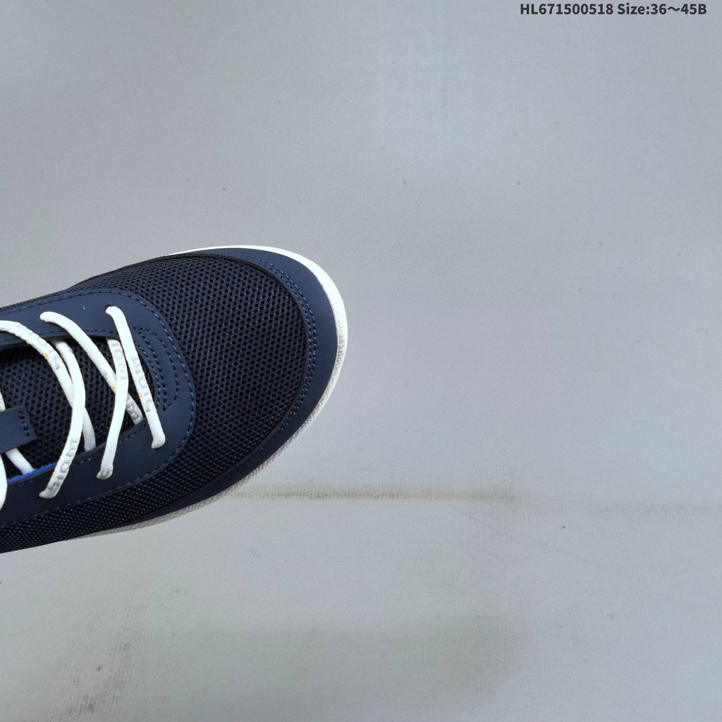 ECCO HL671500518 Navy Mesh Lace-Up Trainers - product image from the listing.