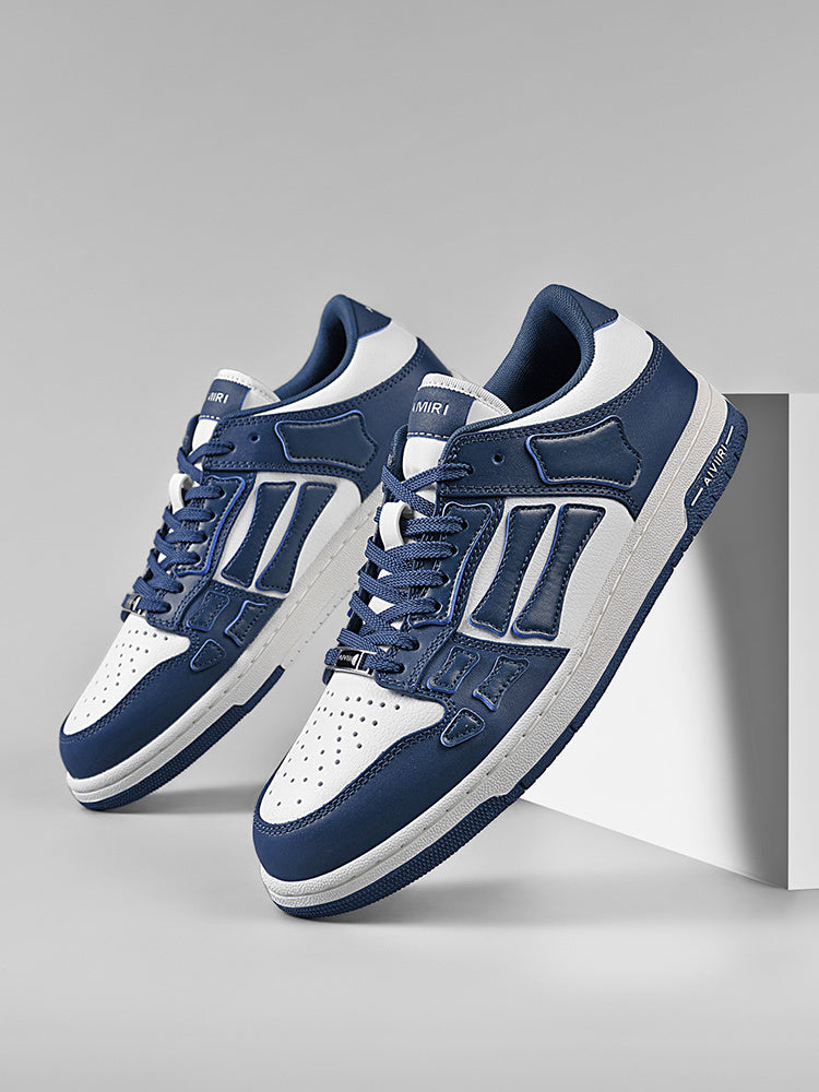 AIVIIRI Low-Top Sneakers in Navy and White - product image from the listing.