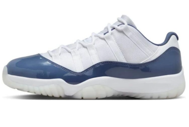Air Jordan 11 Retro Low White Blue FV5104-104 - product image from the listing.