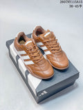 adidas Adiracer Low-Top Sneakers in Brown White HQ9130 - product image from the listing.
