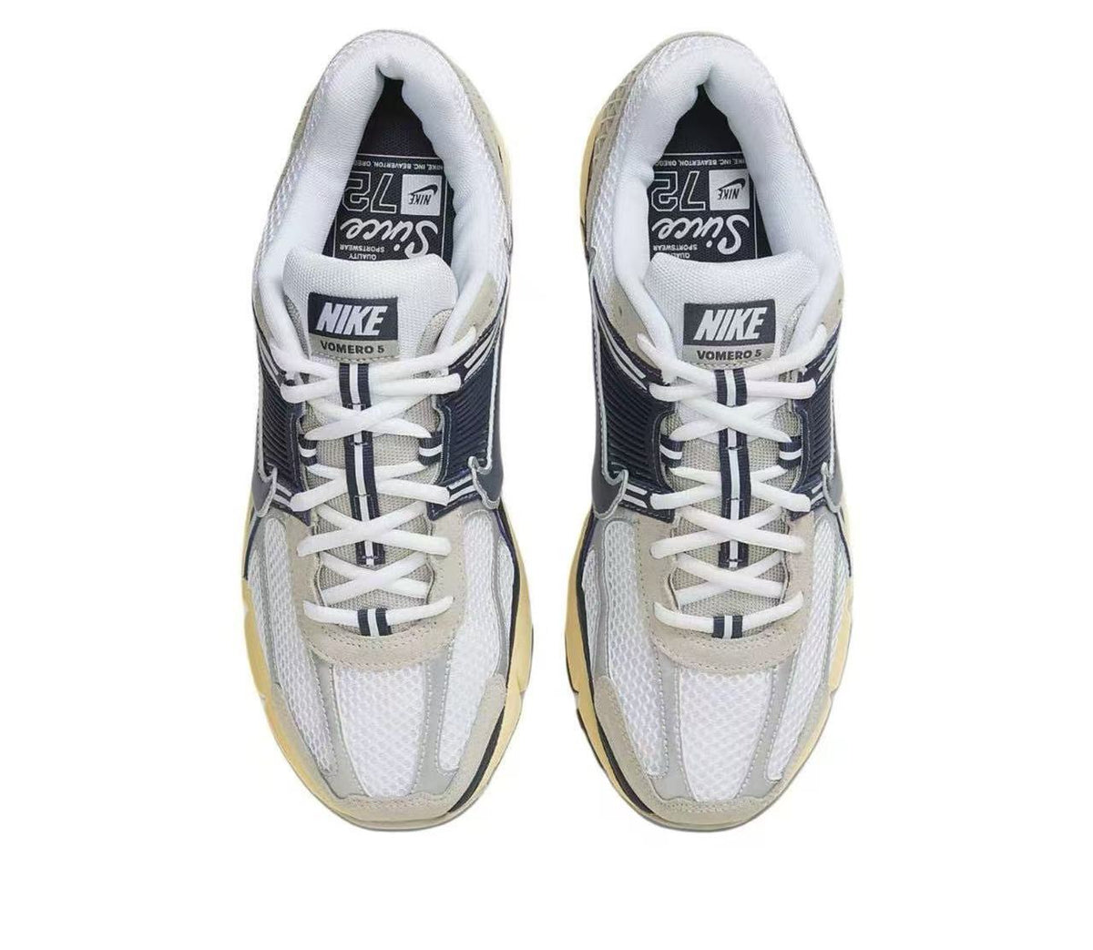 Nike Vomero 5 Sneakers in White, in Grey and Blue - product image from the listing.
