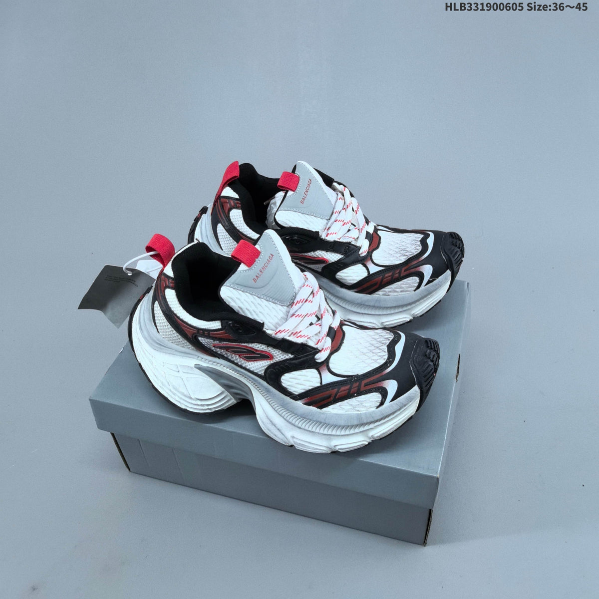 Balenciaga 3XL Trainers in Black Mesh - product image from the listing.